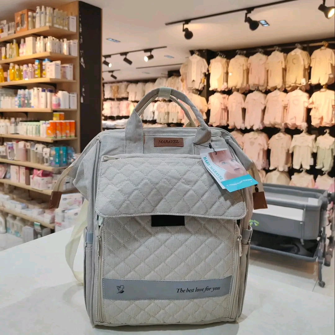 حقيبة الأمومة مع حامل الطفل المدمج