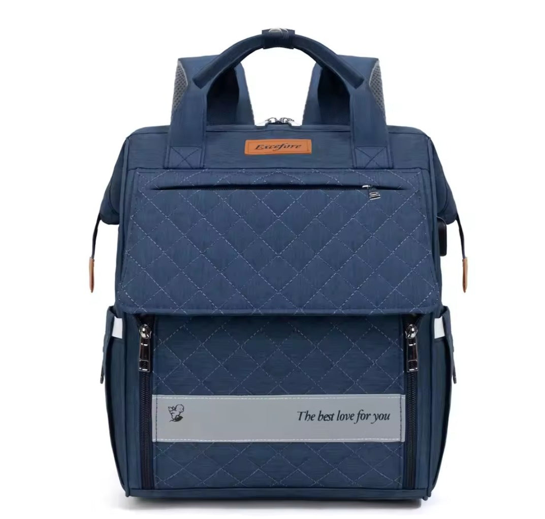 حقيبة الأمومة مع حامل الطفل المدمج