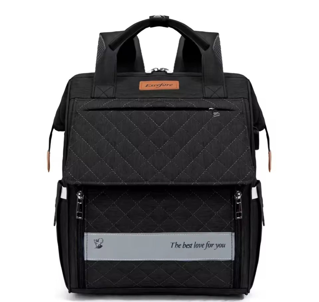 حقيبة الأمومة مع حامل الطفل المدمج